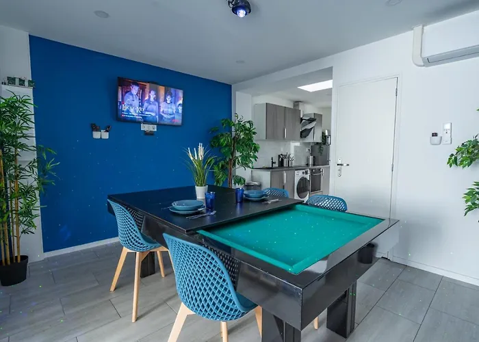 Capsule Ocean - Jacuzzi - Billard - Netflix - 2 - Cuisine Apartamento Valenciennes