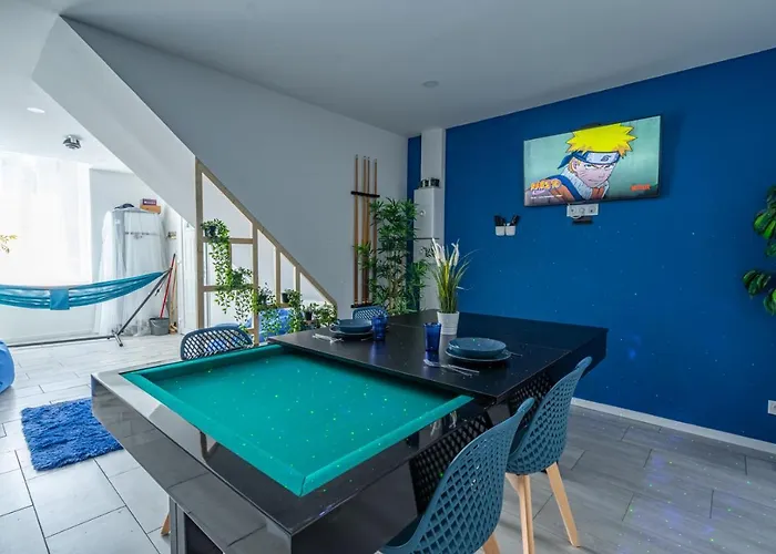 Apartamento Capsule Ocean - Jacuzzi - Billard - Netflix - 2 - Cuisine Valenciennes