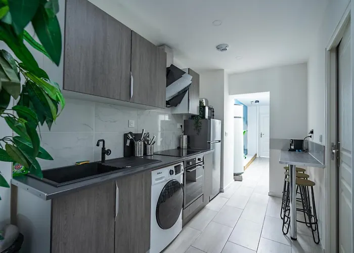 Apartamento Capsule Ocean - Jacuzzi - Billard - Netflix - 2 - Cuisine Valenciennes