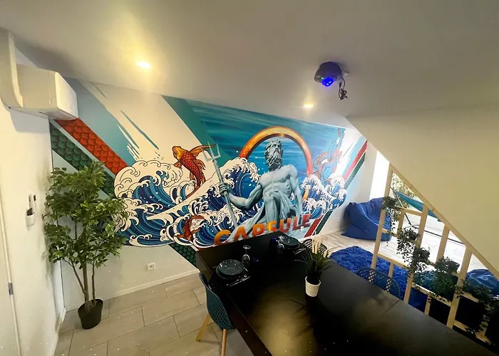 Capsule Ocean - Jacuzzi - Billard - Netflix - 2 - Cuisine Apartamento Valenciennes